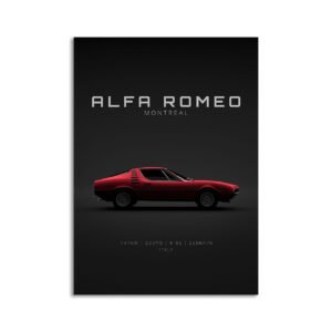 Digital Download - Set 4 - 1210 1970 Alfa Romeo Montreal - Red