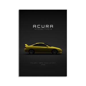 Digital Download - Set 4 - 1220 1999 Acura Integra Type-R - Yellow