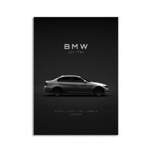 Digital Download - Set 4 - 1223 BMW 330i 3-Series E90 2011 - White