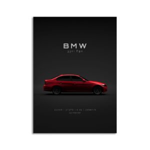Digital Download - Set 4 - 1226 BMW 330i 3-Series Sedan 2011 - Red