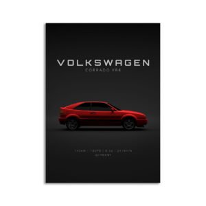 Digital Download - Set 4 - 1238 1995 Volkswagen Corrado VR6- Red