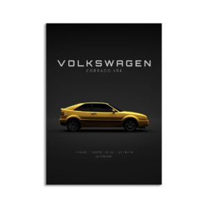 Digital Download - Set 4 - 1239 1995 Volkswagen Corrado VR6 - Yellow