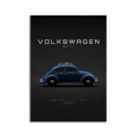 Digital Download - 1241 Volkswagen Beetle 1963 - Blue