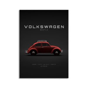 Digital Download - Set 4 - 1243 Volkswagen Beetle 1963 - Red