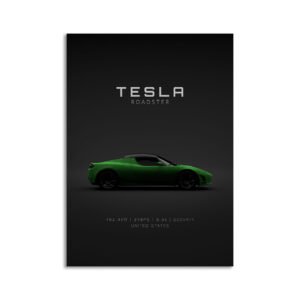 Digital Download - Set 4 - 1248 Tesla Roadster Sport 2011 - Green