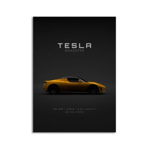 Digital Download - Set 4 - 1249 Tesla Roadster Sport 2011 - Orange