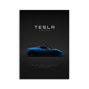 Digital Download - Set 4 - 1250 Tesla Roadster Sport 2011 - Blue