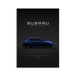 Digital Download - Set 4 - 1252 Subaru Impreza WRX STi 2011 - Blue