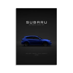 Digital Download - Set 5 - 1258 2008 Subaru Impreza WRX STi - Blue