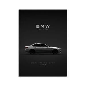 Digital Download - Set 5 - 1262 2021 BMW 5-series 540i G30 - White