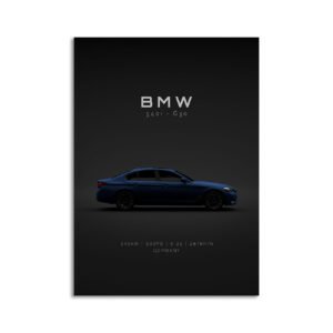 Digital Download - Set 5 - 1263 2021 BMW 5-series 540i G30 - Blue