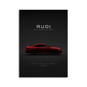 Digital Download - Set 5 - 1265 Audi A5 Coupe 2020 - Red