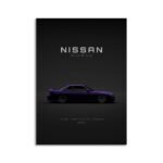 Digital Download - 1273 Nissan Silvia S13 G-Corporation 1988 - Purple