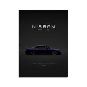 Digital Download - Set 5 - 1273 Nissan Silvia S13 G-Corporation 1988 - Purple