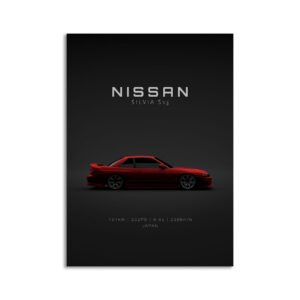 Digital Download - Set 5 - 1274 Nissan Silvia S13 G-Corporation - Red