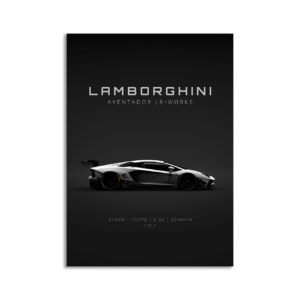 Digital Download - Set 5 - 1323 2011 Lamborghini Aventador LB WORKS Limited - White