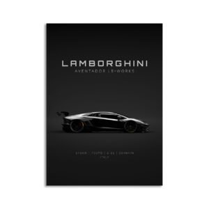 Digital Download - Set 5 - 1323 2011 Lamborghini Aventador LB WORKS Limited - black