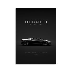 Digital Download - Set 5 - 1324 2024 Bugatti w16 Mistral