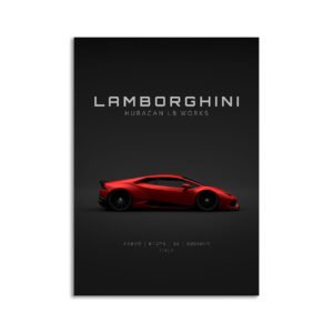 Digital Download - Set 6 - 1347 2015 lamborghini huracan lb works - Red