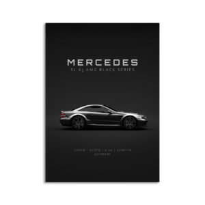 Digital Download - Set 6 - 1355 2009 Mercedes-Benz SL 65 AMG Black Series - Black