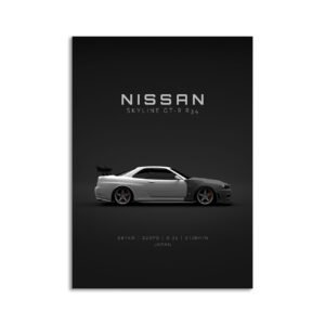 Digital Download - Set 6 - 1364 Nissan Skyline R34 V-spec Performance