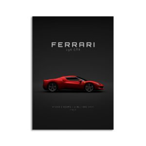 Digital Download - Set 6 - 1374 2021 Ferrari 296 GTB - Red