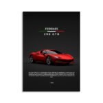 Digital Download - 2021 Ferrari 296 GTB - Front - Red
