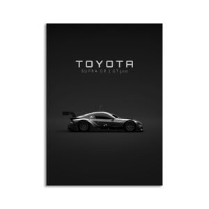 Digital Download - Set 6 - 1387 Toyota Supra GR GT500 2020 - Black