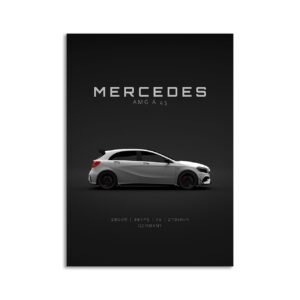 Digital Download - Set 6 - 1392 Mercedes-Benz A45 AMG 2017 - White