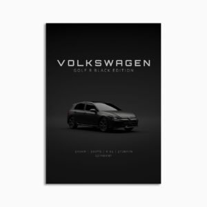 Digital Download - Set 14 - 1535 Volkswagen Golf R Black Edition 2025 - front