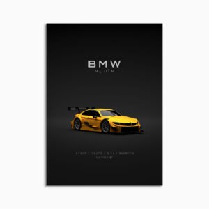 Digital Download - Set 14 - 1542 BMW M4 DTM 2015 Race Car - Yellow - front