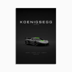 Digital Download - Set 14 - 1550 Koenigsegg Jesko Grey - Front