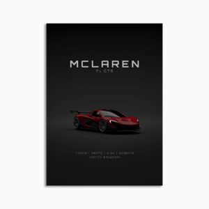 Digital Download - Set 14 - 1555 McLaren P1 GTR - Red - Front