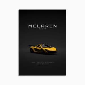 Digital Download - Set 14 - 1556 McLaren P1 GTR - Yellow - Front