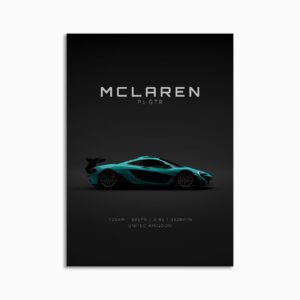 Digital Download - Set 14 - 1558 McLaren P1 GTR - Cyan