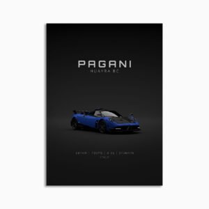 Digital Download - Set 14 - 1565 Pagani Huayra BC - Blue Front