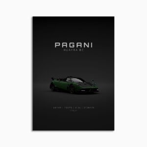 Digital Download - Set 14 - 1566 Pagani Huayra BC - Green Front