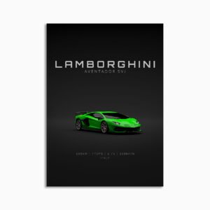 Digital Download - Set 15 - 1571 Lamborghini Aventador SVJ - Green Front