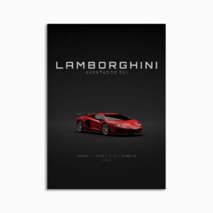 Digital Download - Set 15 - 1572 Lamborghini Aventador SVJ - Red Front