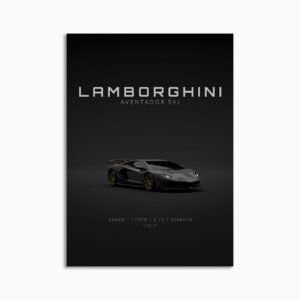Digital Download - Set 15 - 1575 Lamborghini Aventador SVJ - black Front