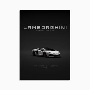 Digital Download - Set 15 - 1579 Lamborghini Aventador SVJ - White Front