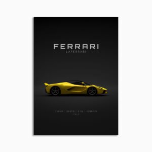 Digital Download - Set 15 - 1591 Ferrari LaFerrari Yellow