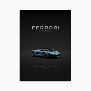 Digital Download - Set 15 - 1594 Ferrari LaFerrari Blue Front