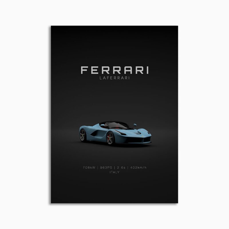 1594-Ferrari-LaFerrari-Blue-Front-Specs