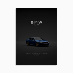 Digital Download - Set 15 - 1617 BMW M5 CS F90 - Blue Front