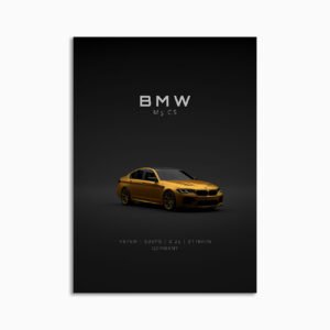 Digital Download - Set 15 - 1622 BMW M5 CS F90 - Gold Front