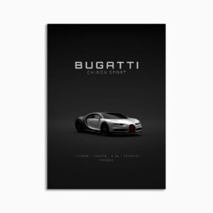 Digital Download - Set 16 - 1623 Bugatti Chiron Sport - White Front