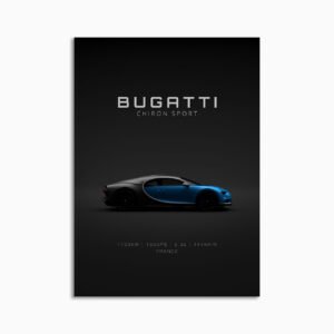 Digital Download - Set 16 - 1628 Bugatti Chiron Sport - Blue