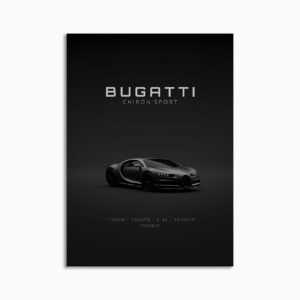 Digital Download - Set 16 - 1630 Bugatti Chiron Sport - Black Front