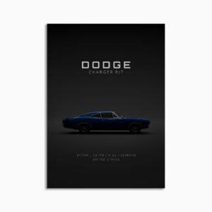 Digital Download - Set 16 - 1644 Dodge Charger RT 1969 - Blue
